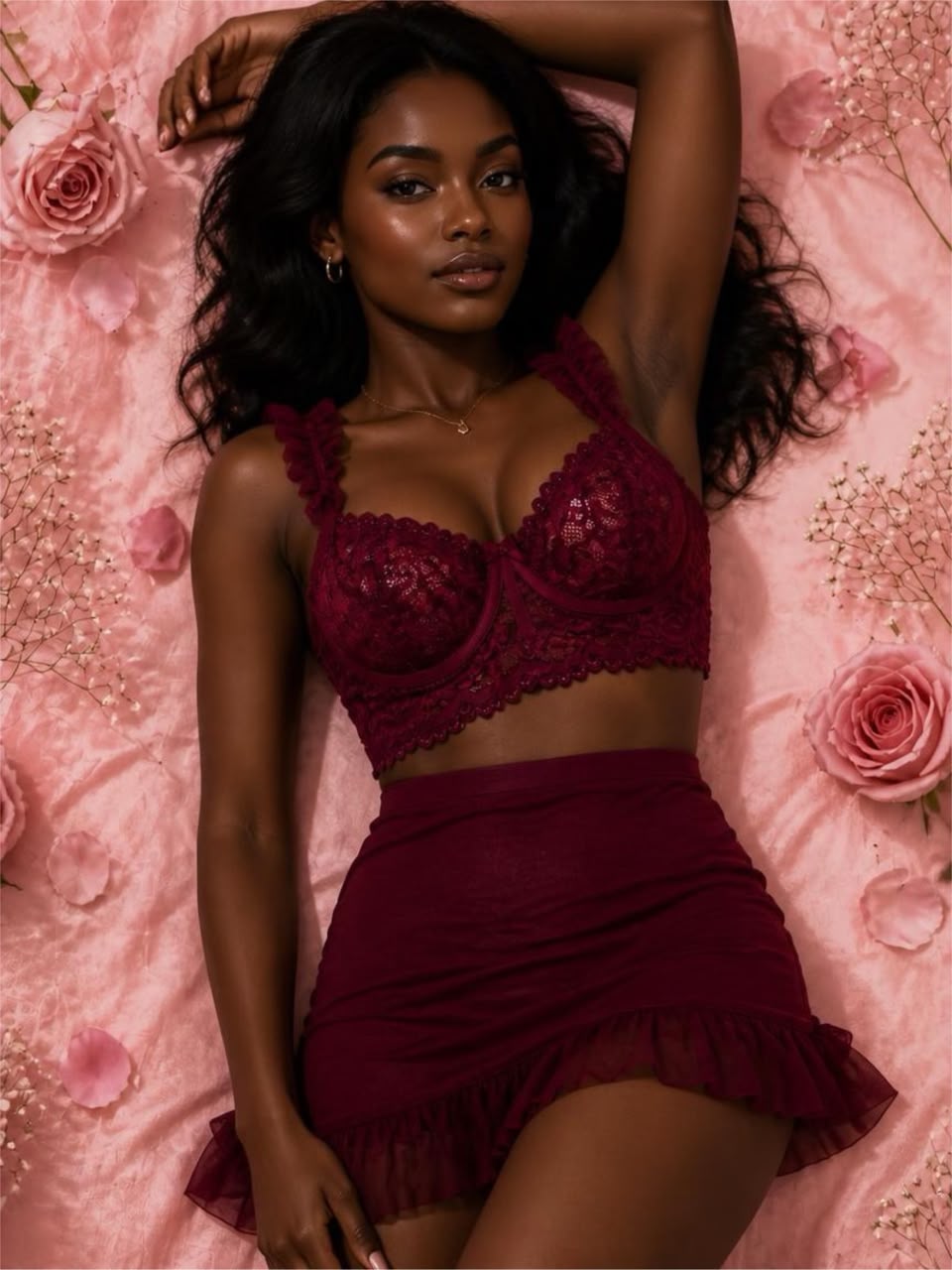 Bordeaux Bliss 2 piece set