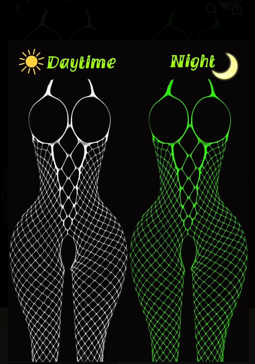 Neon Glow Bodystocking