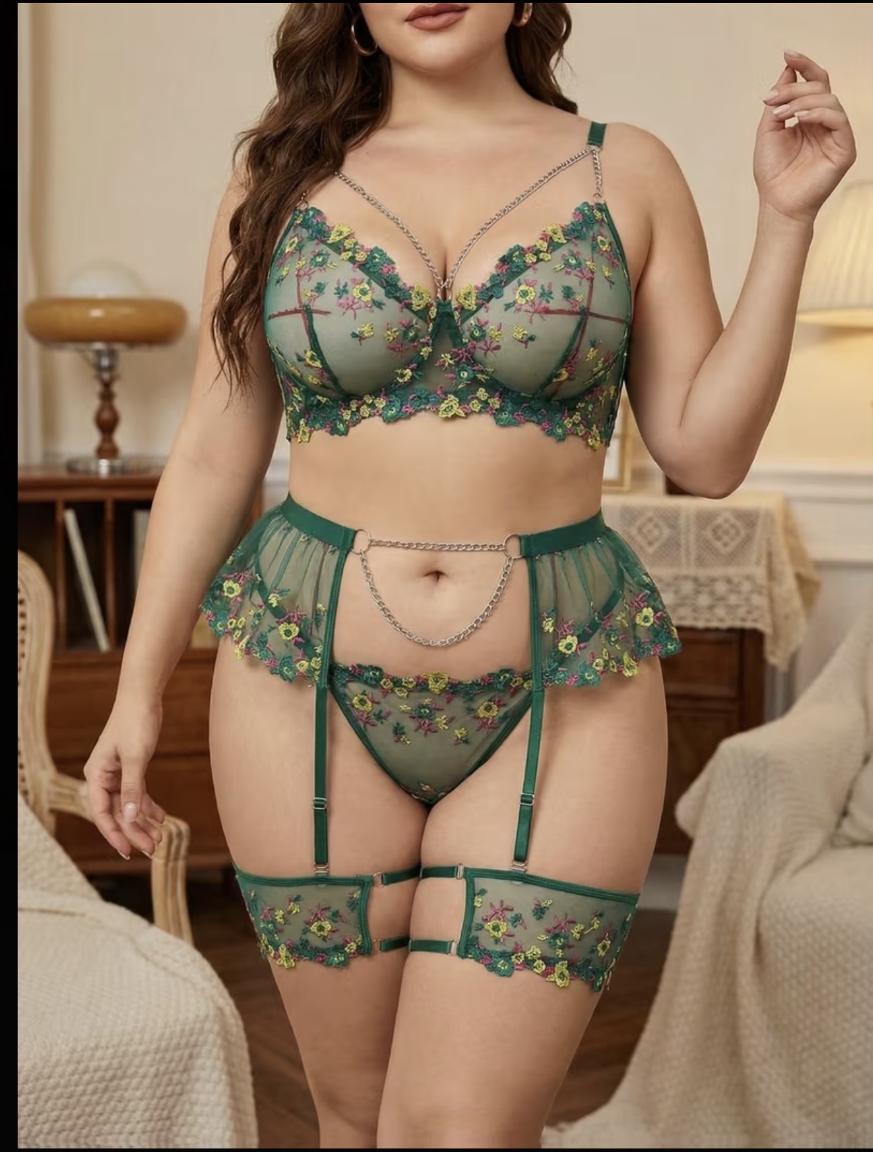 Vintage green set gallery image